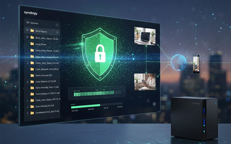 异地办公神器：如何利用群晖私有云实现高效且安全的文件同步？