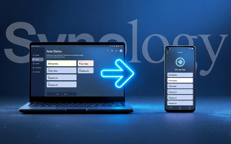 群晖笔记怎么同步手机电脑？